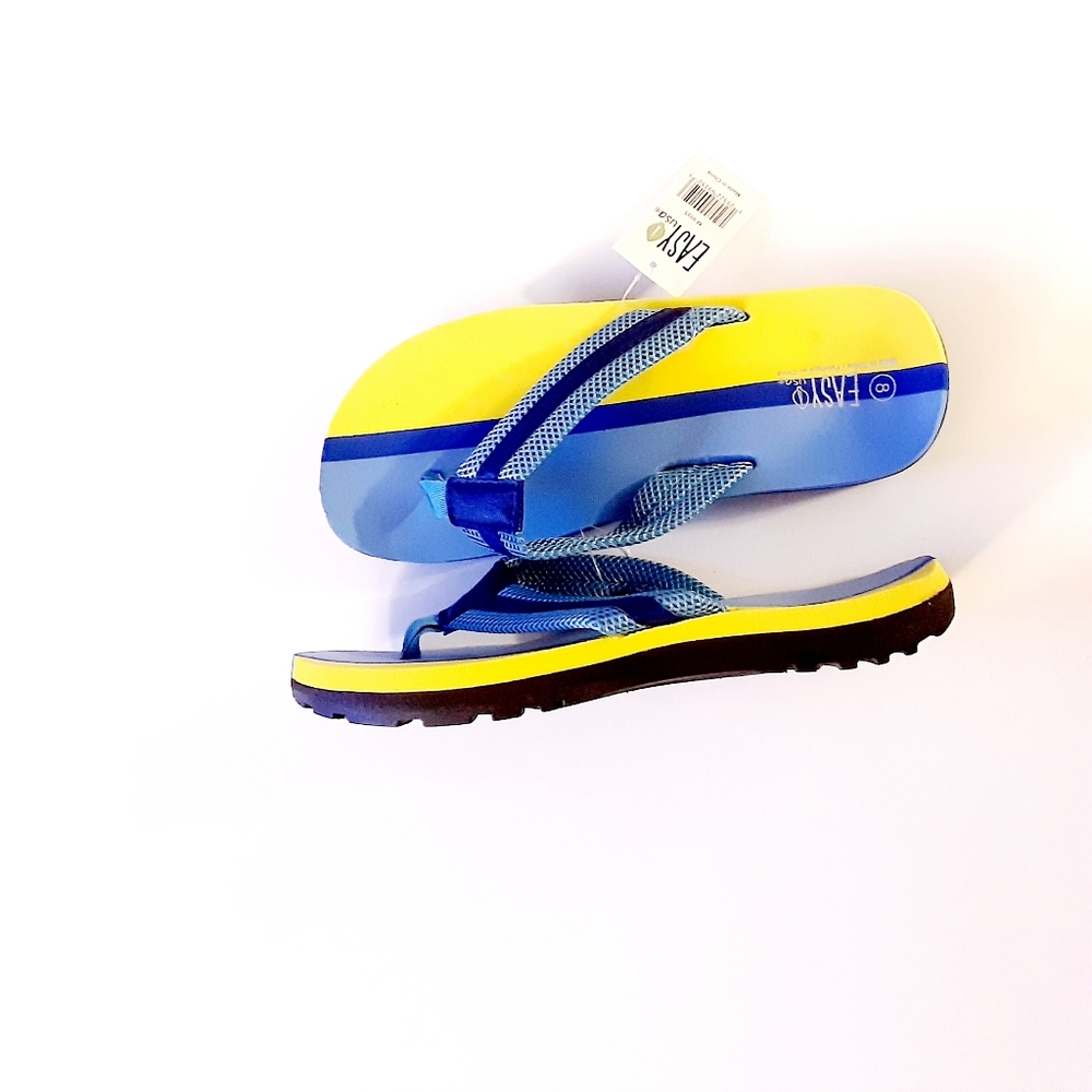 Men Sport 2 Tone Flip-Flop Thong